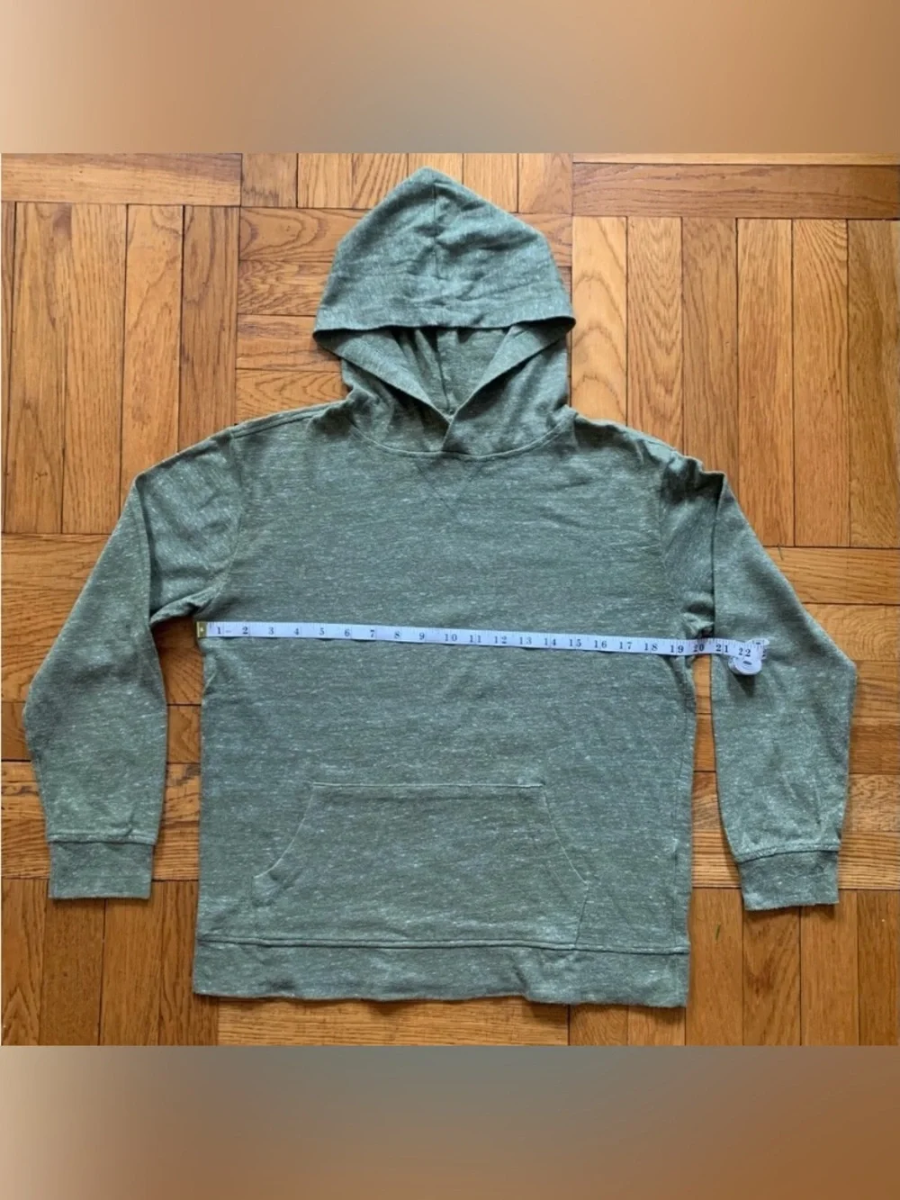 GAP Kid’s Heather Green Lightweight Pullover Hoodie